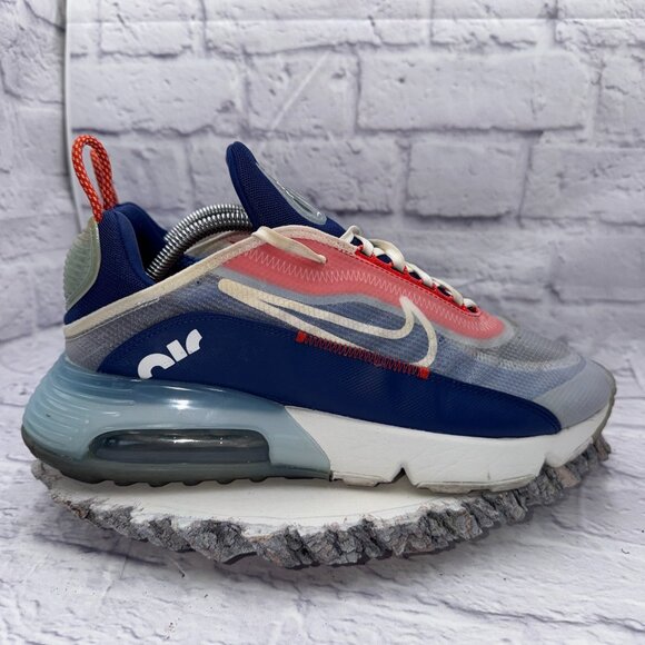 Nike Air Max 2090 Shoes Mens 10.5 Blue Red Running Sneakers CT1091-101 - Picture 5 of 15